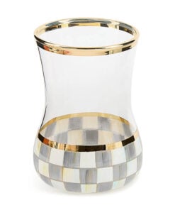 Mackenzie-Child's - Sterling Check Tea Glass