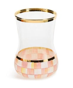 Mackenzie-Child's - Rosy Check Tea Glass