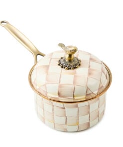 Mackenzie-Child's - Mocha Check 2.5 Qt. Saucepan