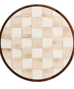 Mackenzie-Child's - Mocha Check Large Trivet