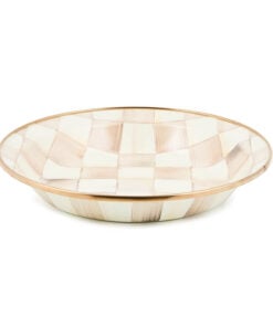 Mackenzie-Child's - Mocha Check Pie Plate