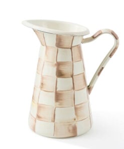 Mackenzie-Child's - Mocha Check Medium Practical Pitcher