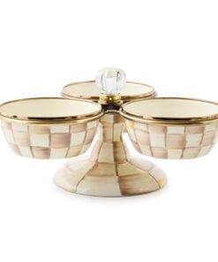 Mackenzie-Child's - Mocha Check Triplicity