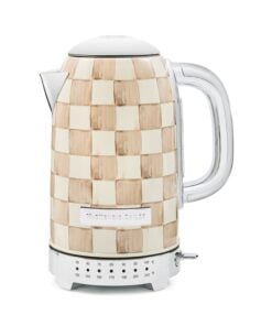 Mackenzie-Child's - Mocha Check Electric Kettle