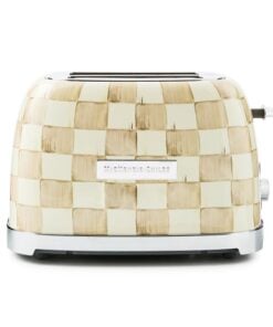Mackenzie-Child's - Mocha Check 2-Slice Toaster