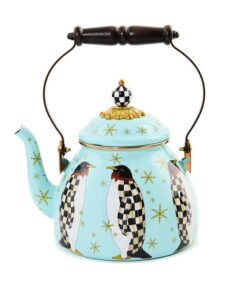 Mackenzie-Child's - Penguin Parade 2 Quart Tea Kettle