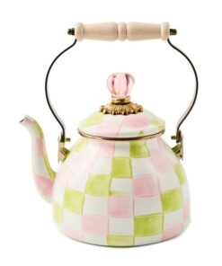 Mackenzie-Child's - Palm Beach Check 2 Quart Tea Kettle