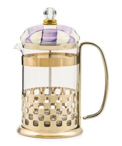 Mackenzie-Childs - Violet Check French Press