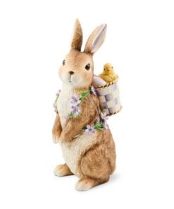 Mackenzie-Childs – Pansy Party Bunny With Pack