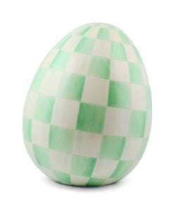 Mackenzie-Childs – Mint Check Large Egg