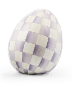 Mackenzie-Childs – Violet Check Small Egg