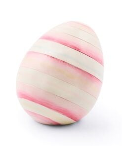 Mackenzie-Childs – Bubblegum Stripe Mini Egg