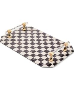 MacKenzie-Childs Courtly Check Jewelry Tray
