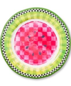 MacKenzie-Childs Watermelon Melamine Salad Plates, Set Of 4