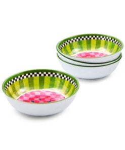 MacKenzie-Childs Watermelon Melamine Small Bowls, Set Of 4