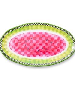 MacKenzie-Childs Watermelon Melamine Oval Platter