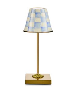Mackenzie-Child's - Sky Check LED Rechargeable Cafe Table Lamp