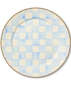 MacKenzie-Childs Sky Check Charger/Plate