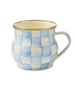 MacKenzie-Childs Sky Check Mug