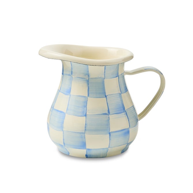 MacKenzie-Childs Sky Check Creamer