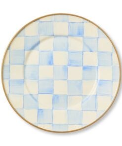 Mackenzie-Childs Sky Check Salad/Dessert Plate