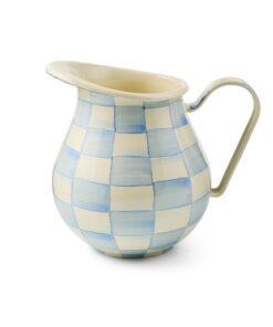 MacKenzie-Childs Sky Check Pitcher