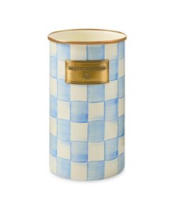 MacKenzie-Childs Sky Check Utensil Holder