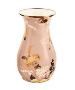 MacKenzie-Childs Wild Rose Mauve Tall Vase