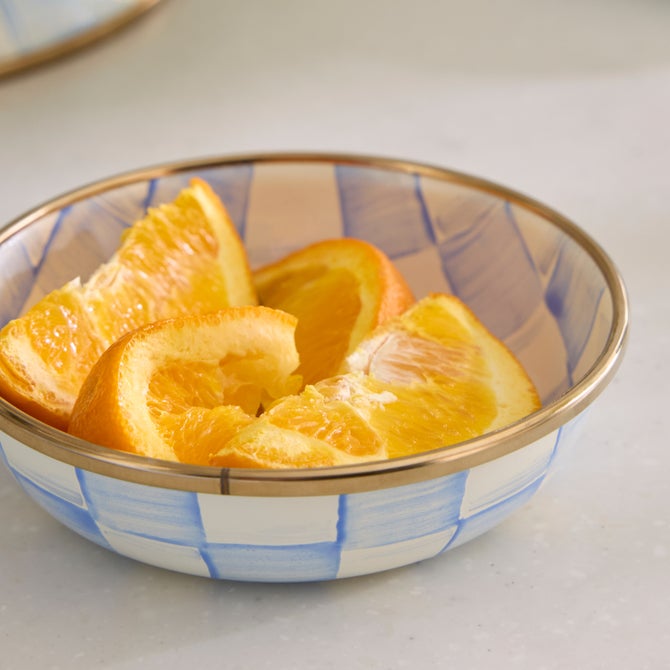 MacKenzie-Childs Sky Check Relish Dish - Image 2