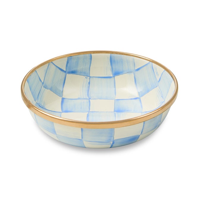 MacKenzie-Childs Sky Check Relish Dish