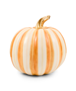 Mackenzie-Child's - Amber Stripe Medium Pumpkin