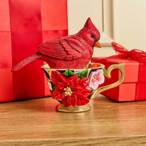 MacKenzie-Childs – Cardinal In Teacup - Image 2