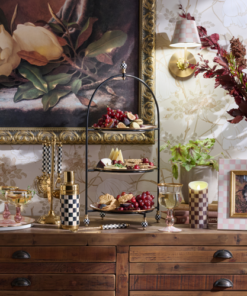 MacKenzie-Childs – Check Large Plate Stand - Image 2