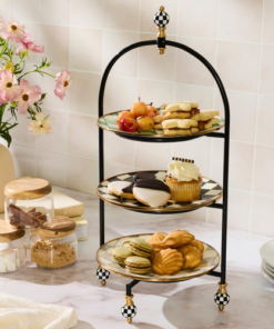 MacKenzie-Childs – Check Small Plate Stand - Image 2