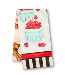Mackenzie-Childs - Cherry Bake Shop Printed Dish Towel