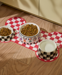 MacKenzie-Childs – Cherry Check Pup Placemat - Image 2