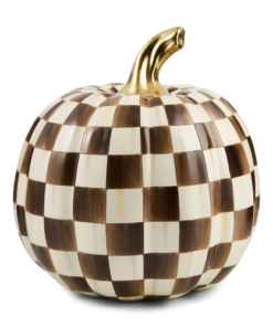Mackenzie-Child's - Chocolate Check Medium Pumpkin