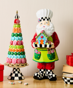 MacKenzie-Childs – Confetti Chef Santa - Image 2