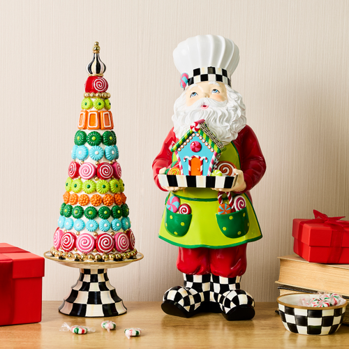 MacKenzie-Childs – Confetti Chef Santa - Image 2