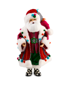 Mackenzie-Childs - Confetti Christmas Fabric Santa