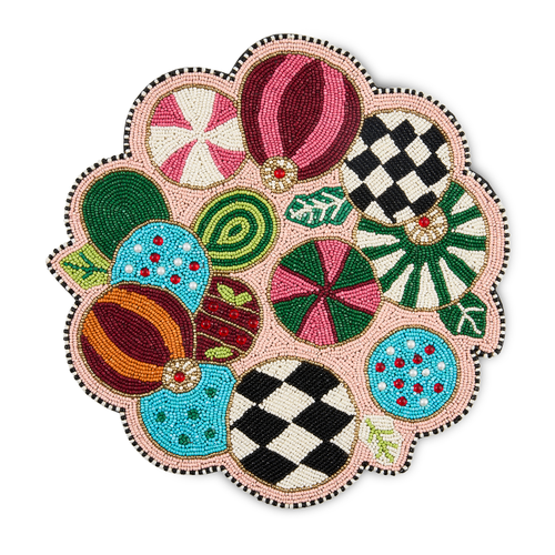 MacKenzie-Childs – Confetti Jolly Ornaments Placemat