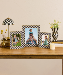 MacKenzie-Childs – Courtly Check 4″ x 6″ Glass Frame - Image 2