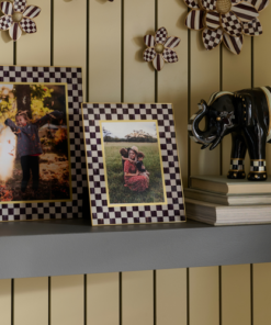 MacKenzie-Childs – Courtly Check 5″ x 7″ Glass Frame - Image 3