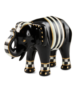 Mackenzie-Child's - Courtly Check Elephant Figurine