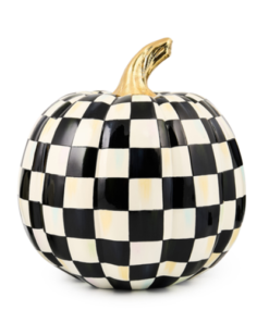 Mackenzie-Child's - Courtly Check Glossy Medium Pumpkin