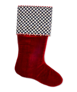 Mackenzie-Childs - Courtly Check Jumbo Stocking