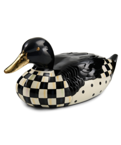 Mackenzie-Child's - Courtly Check Mallard Duck Figurine
