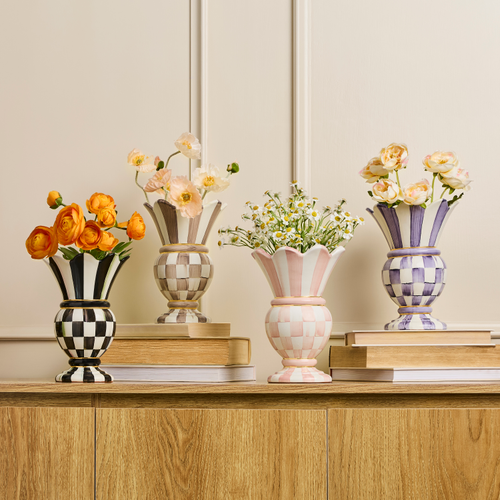 MacKenzie-Childs – Courtly Check Small Great Vase - Image 2