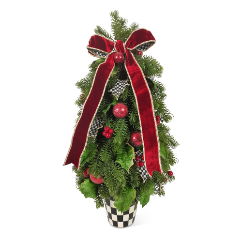 MacKenzie-Childs – Courtly Holly Tabletop Tree