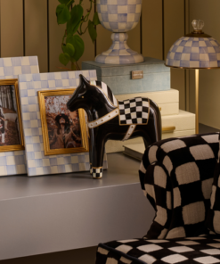MacKenzie-Childs – Courtly Large Dala Horse Figurine - Image 2